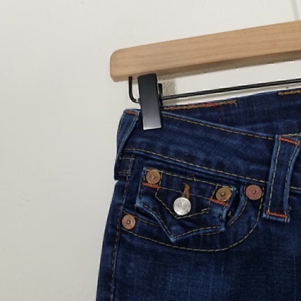 True Religion Billy Crop Stretch Jeans Size 25 - Picture 3 of 7